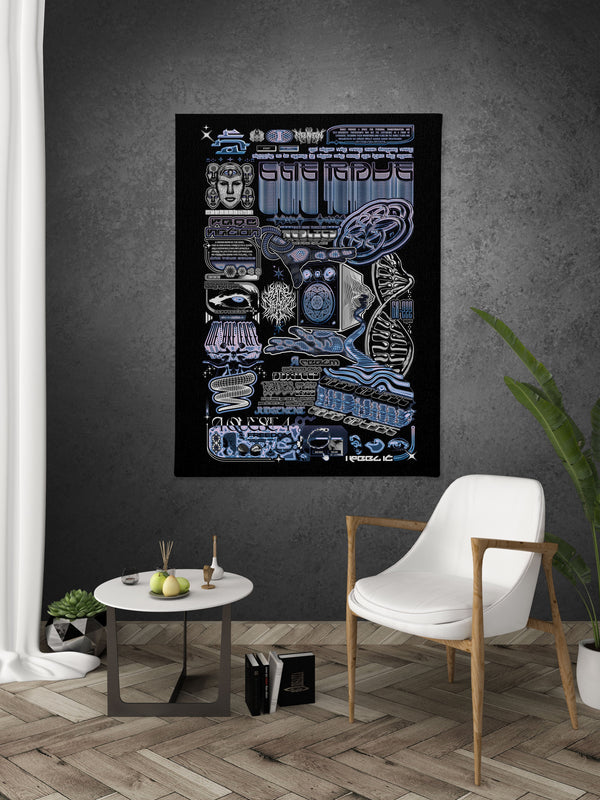 THE RAVE 002 ✦ RAGE NATION ✦ 111 Limited Edition Canvas Canvas 