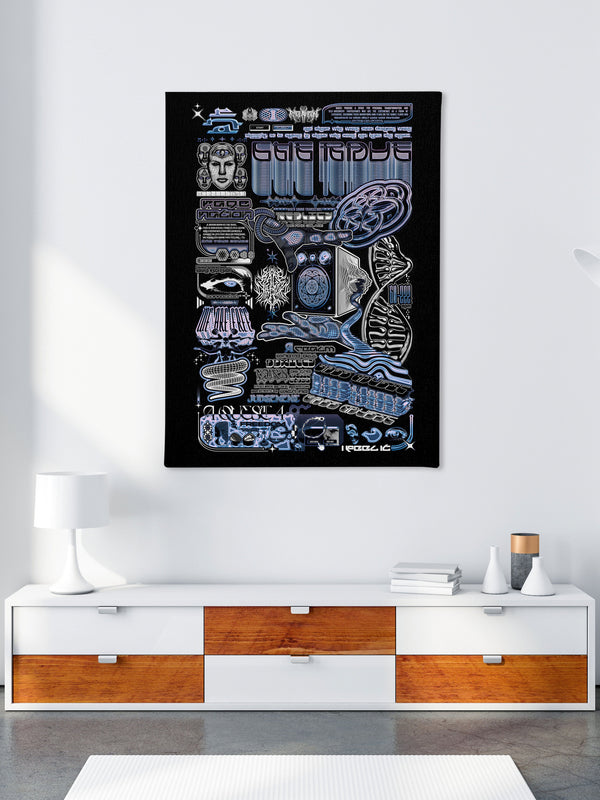 THE RAVE 002 ✦ RAGE NATION ✦ 111 Limited Edition Canvas Canvas 