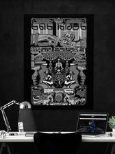 THE RAVE 001 ✦ RAGE NATION ✦ 111 Limited Edition Canvas Canvas 