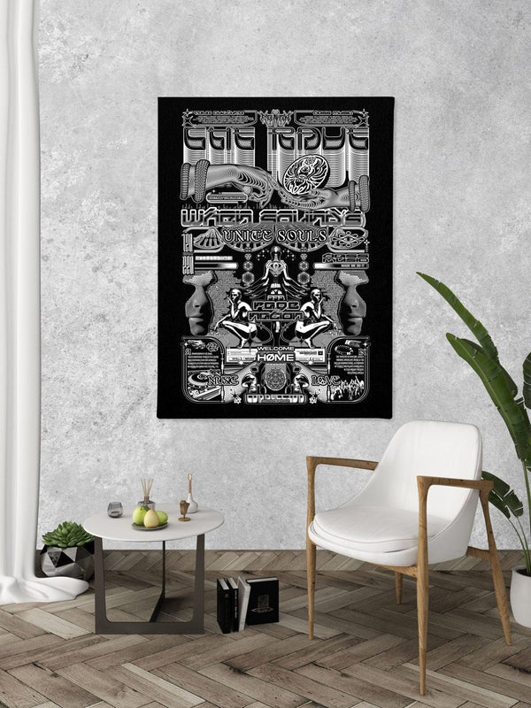 THE RAVE 001 ✦ RAGE NATION ✦ 111 Limited Edition Canvas Canvas 