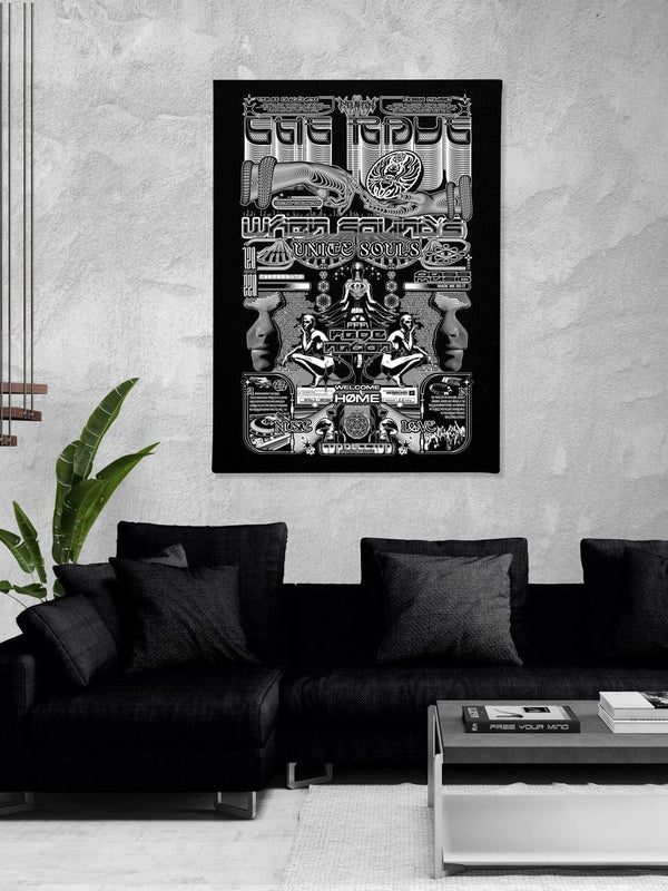 THE RAVE 001 ✦ RAGE NATION ✦ 111 Limited Edition Canvas Canvas 