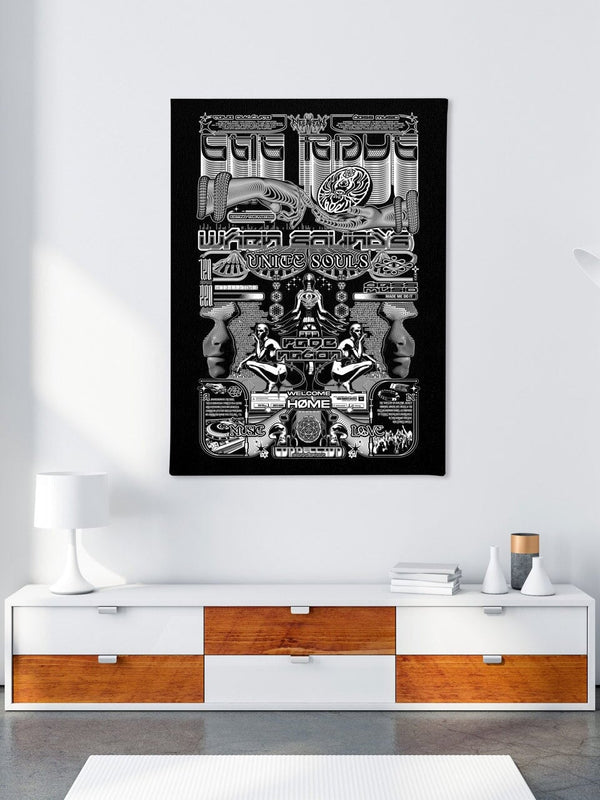 THE RAVE 001 ✦ RAGE NATION ✦ 111 Limited Edition Canvas Canvas 