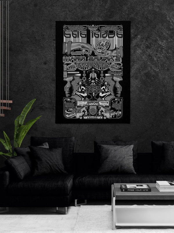 THE RAVE 001 ✦ RAGE NATION ✦ 111 Limited Edition Canvas Canvas 