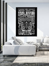 THE RAVE 001 ✦ RAGE NATION ✦ 111 Limited Edition Canvas Canvas 