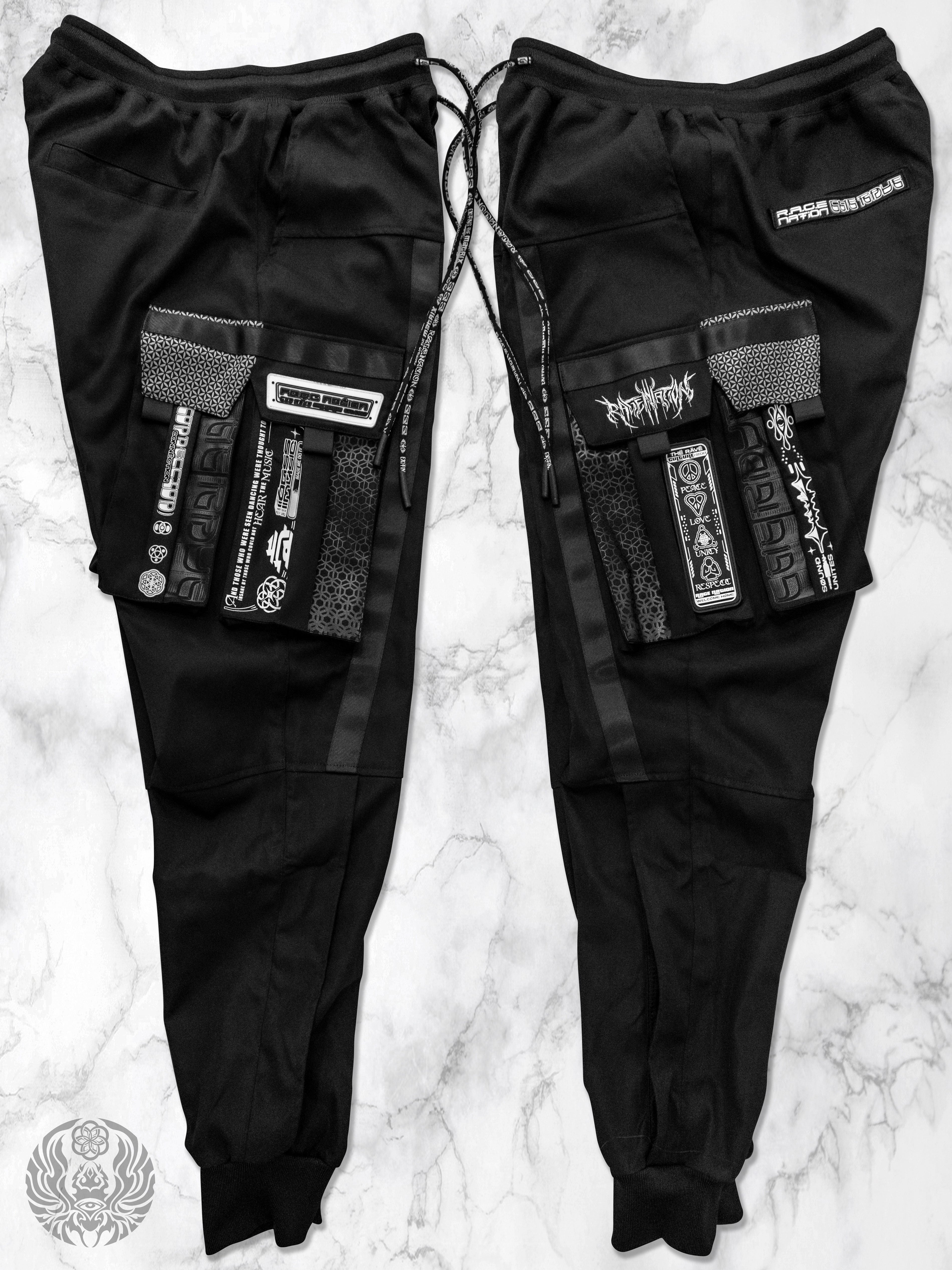 THE RAVE V1 ✦ Tactical Pants w/ interchangeable patch Tacticals 