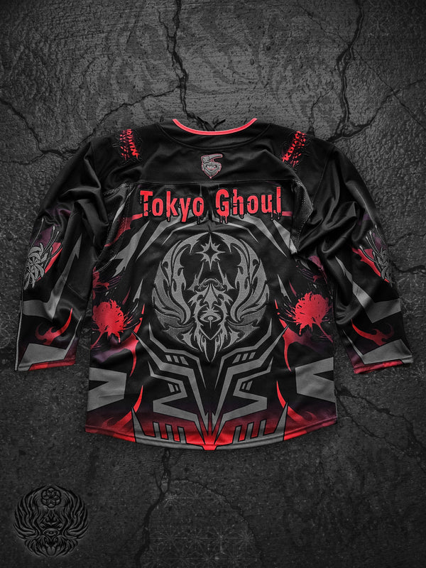 OFFICIAL TOKYO GHOUL ✦ UNRAVEL ✦ Collectible Hockey Jersey Hoodie 