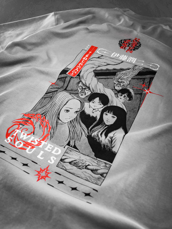 OFFICIAL UZUMAKI ✦ TWISTED SOULS ✦ Over-sized Tee T-Shirt 