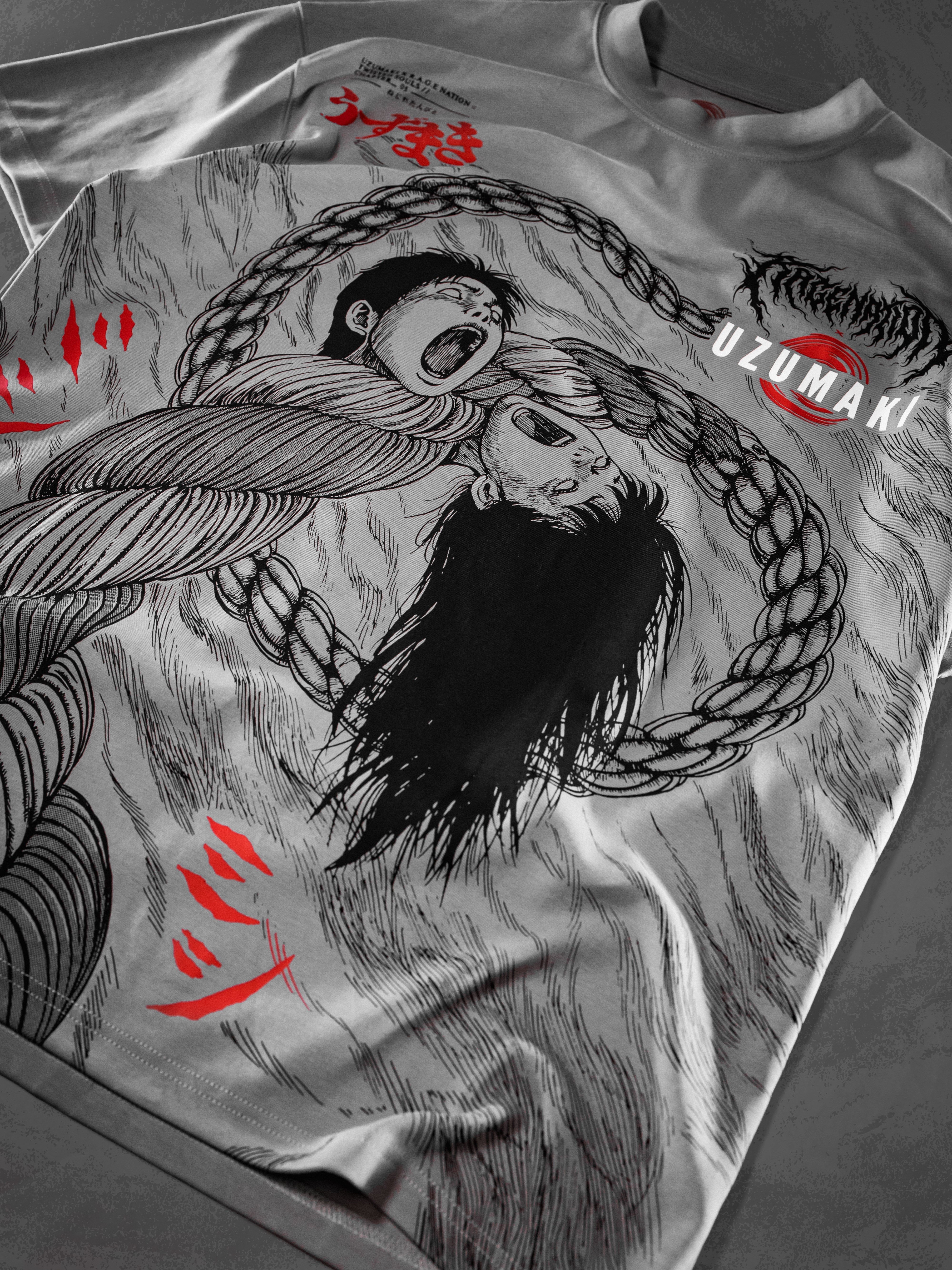 OFFICIAL UZUMAKI ✦ TWISTED SOULS ✦ Over-sized Tee T-Shirt 
