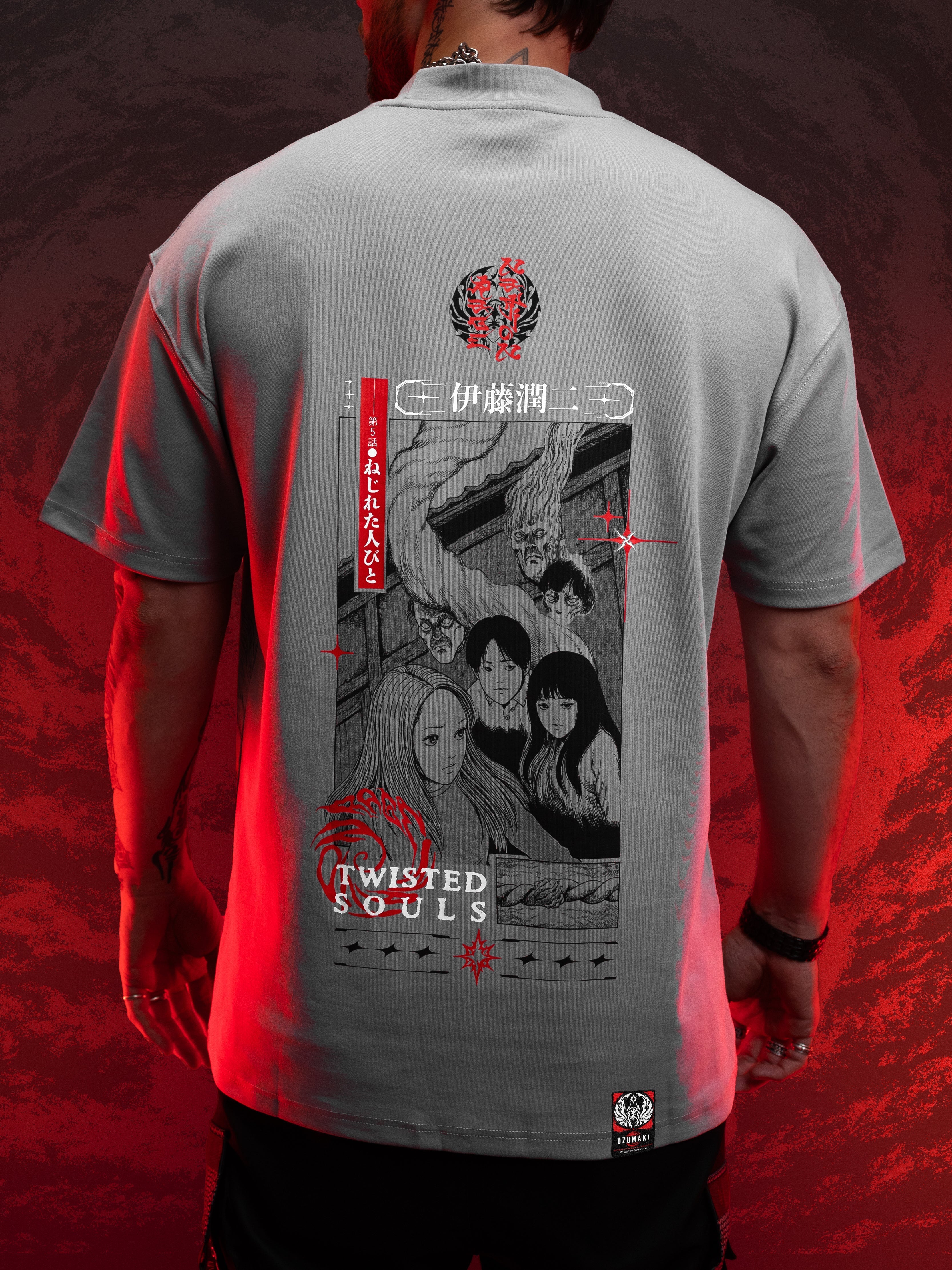 OFFICIAL UZUMAKI ✦ TWISTED SOULS ✦ Over-sized Tee T-Shirt 