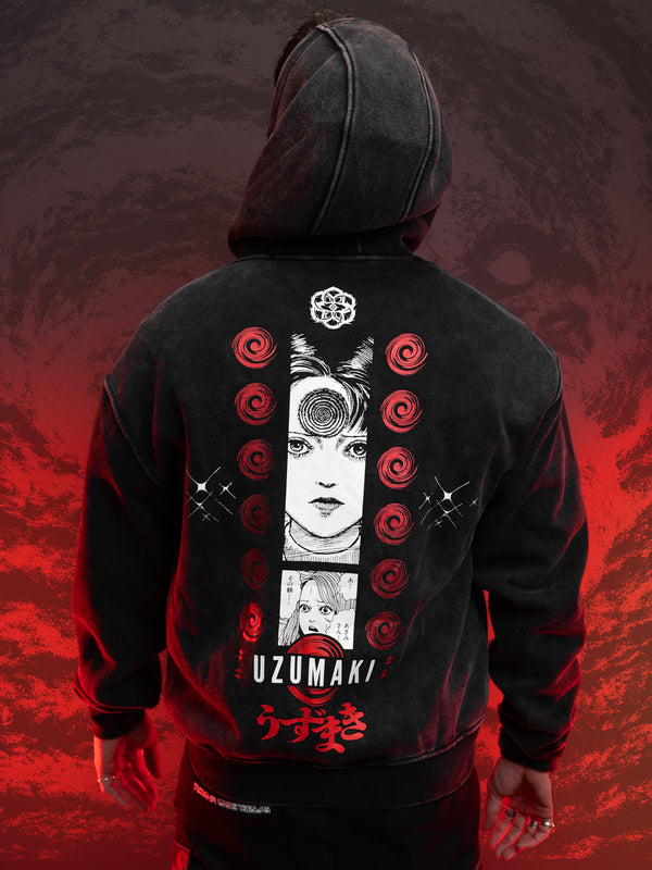 OFFICIAL UZUMAKI ✦ AZAMI'S CURSE ✦ ACIDWASH ✦ Collectible Hoodie Hoodie 