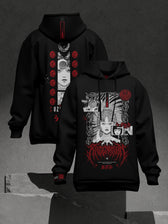 OFFICIAL UZUMAKI ✦ AZAMI'S CURSE ✦ BLACK/RED ✦ Collectible Hoodie Hoodie 