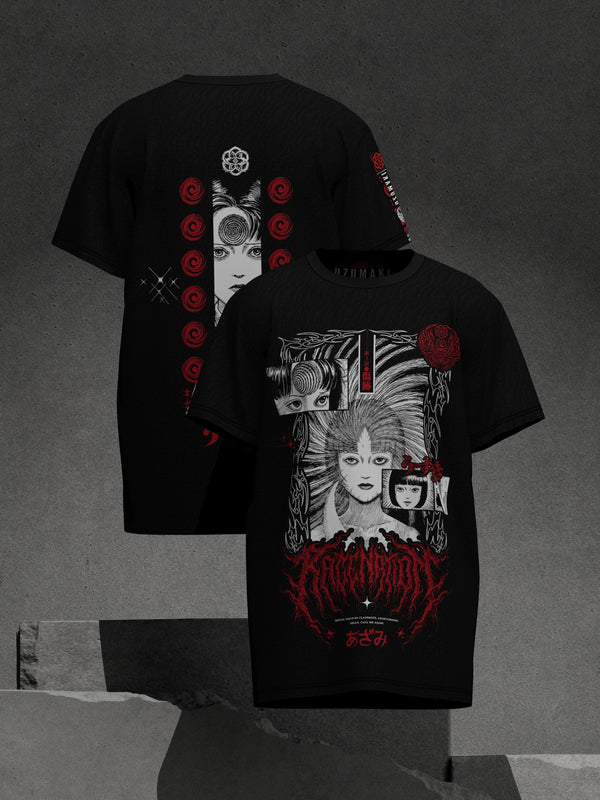 OFFICIAL UZUMAKI ✦ AZAMI'S CURSE ✦ BLACK/RED ✦ Collectible T-shirt T-Shirt 