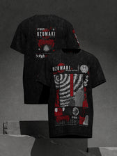OFFICIAL UZUMAKI ✦ SPIRAL OBSESSION ✦ ACIDWASH ✦ Collectible T-shirt T-Shirt 
