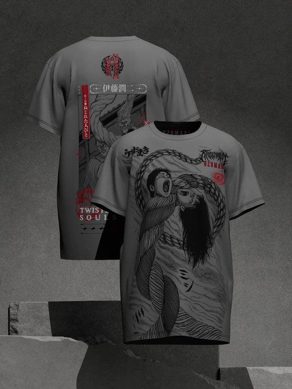 OFFICIAL UZUMAKI ✦ TWISTED SOULS ✦ Over-sized ✦T-shirt T-Shirt 