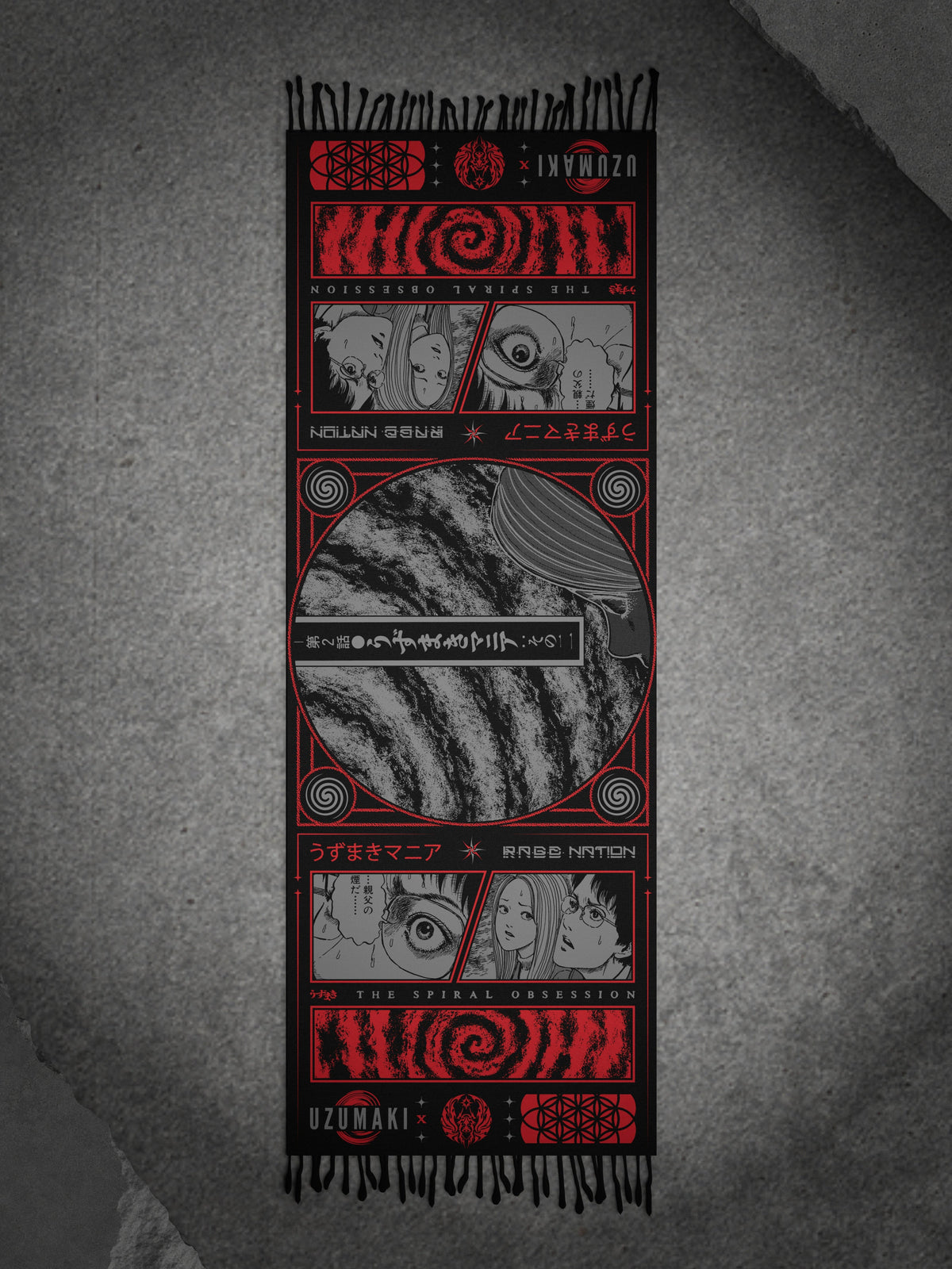 OFFICIAL UZUMAKI ✦ SPIRAL OBSESSION ✦ Pashmina Shawl Shawl 