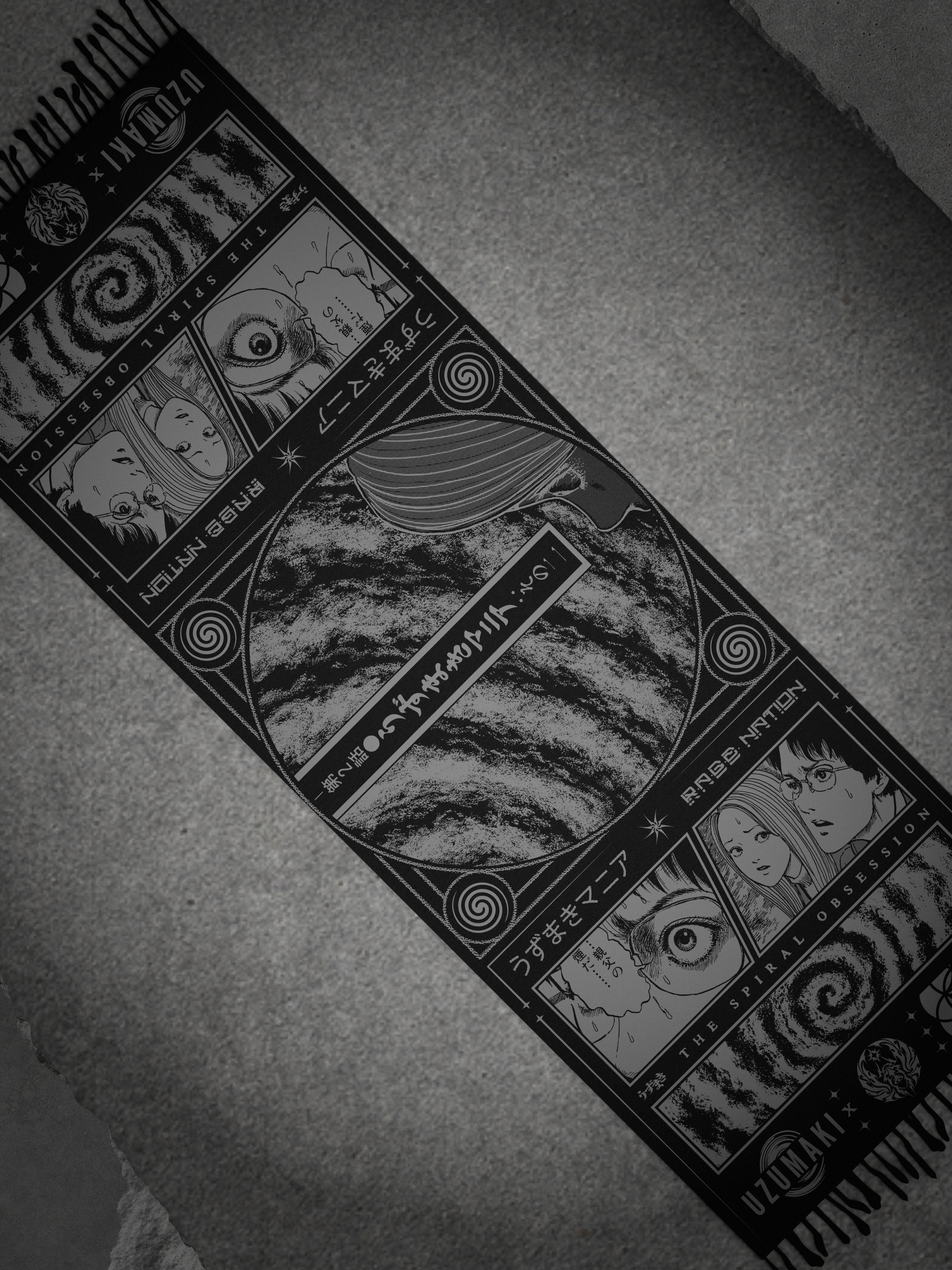 OFFICIAL UZUMAKI ✦ SPIRAL OBSESSION ✦ Pashmina Shawl Shawl 