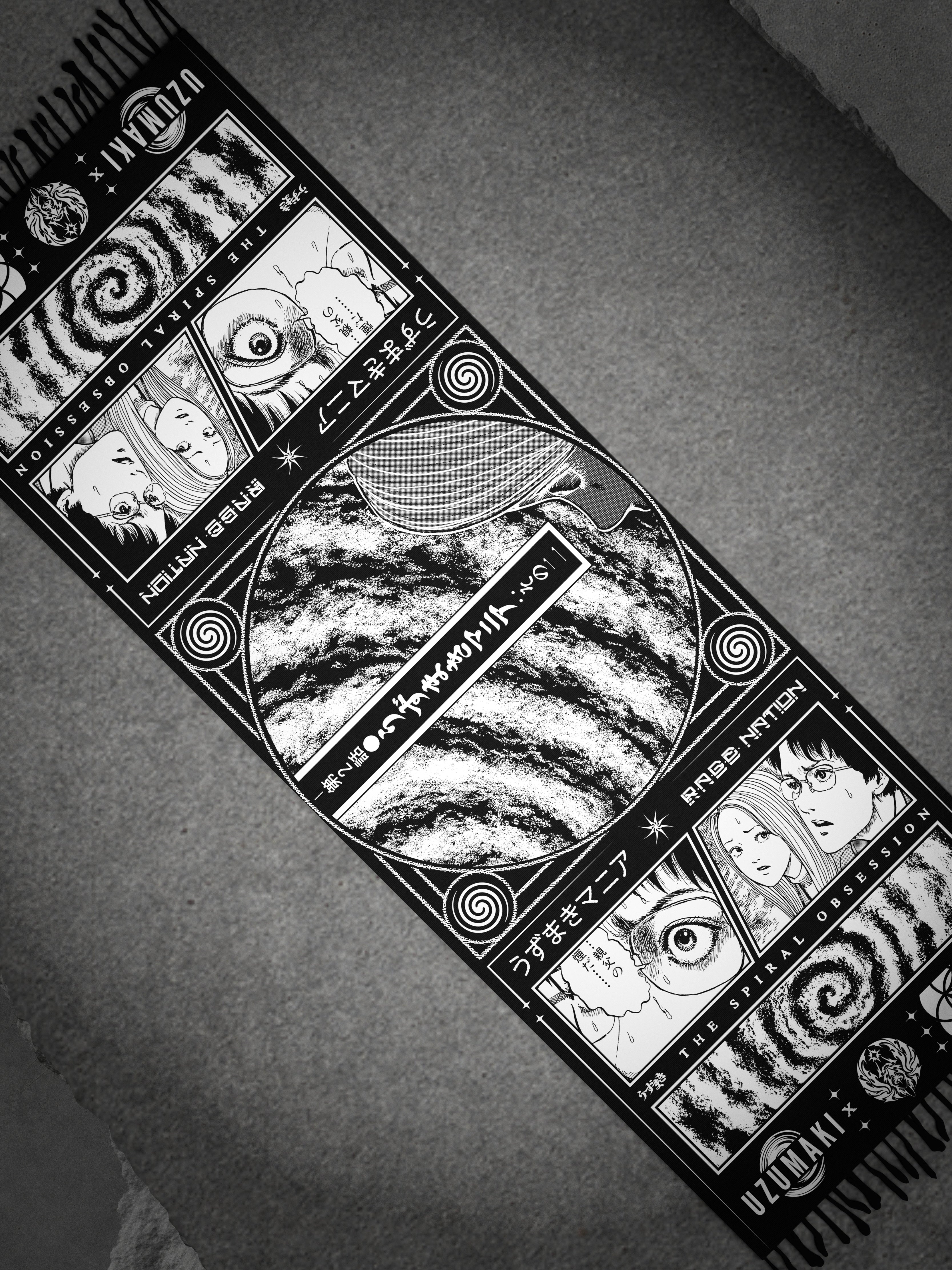 OFFICIAL UZUMAKI ✦ SPIRAL OBSESSION ✦ Pashmina Shawl Shawl 