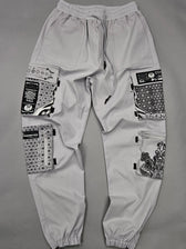 Convene W/The Elements Grey (STRAPS CUTOFF) Tactical Joggers ✦ :: WAREHOUSE LIQUIDATION 