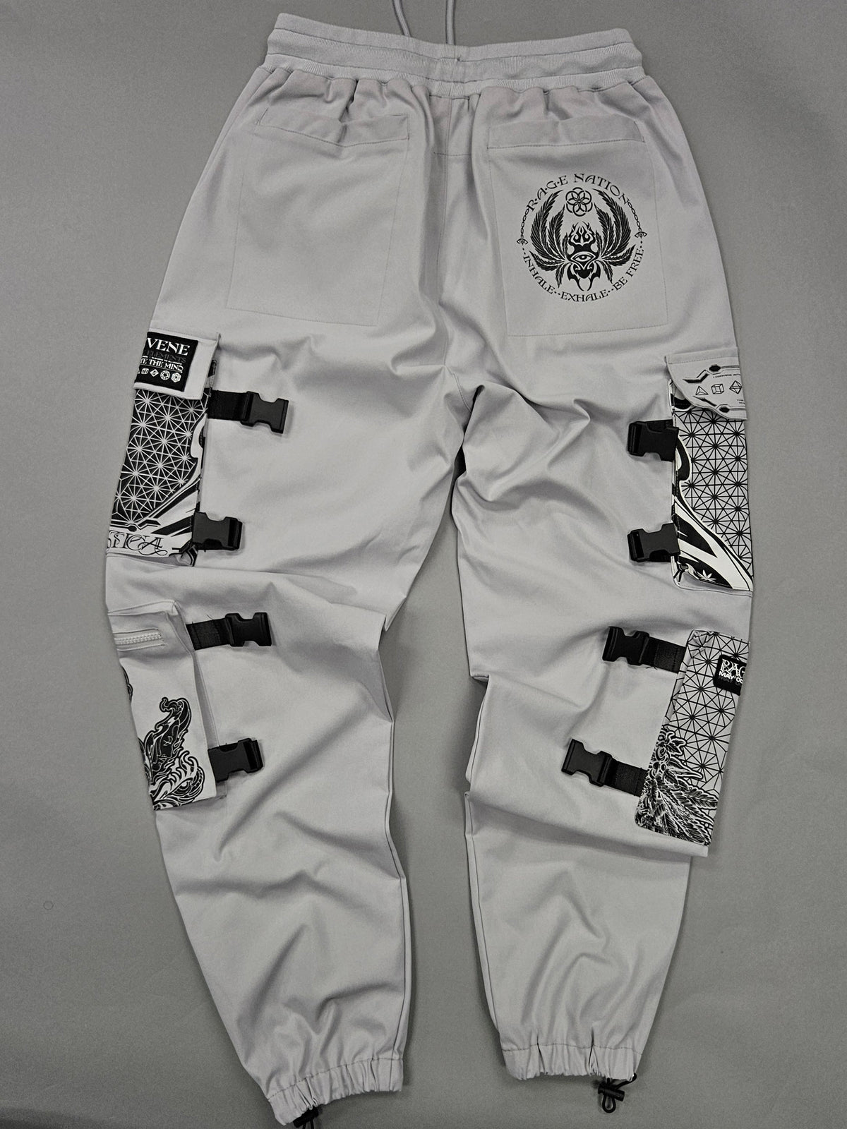 Convene W/The Elements Grey (STRAPS CUTOFF) Tactical Joggers ✦ :: WAREHOUSE LIQUIDATION 