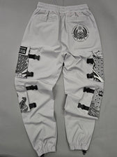 Convene W/The Elements Grey (STRAPS CUTOFF) Tactical Joggers ✦ :: WAREHOUSE LIQUIDATION 