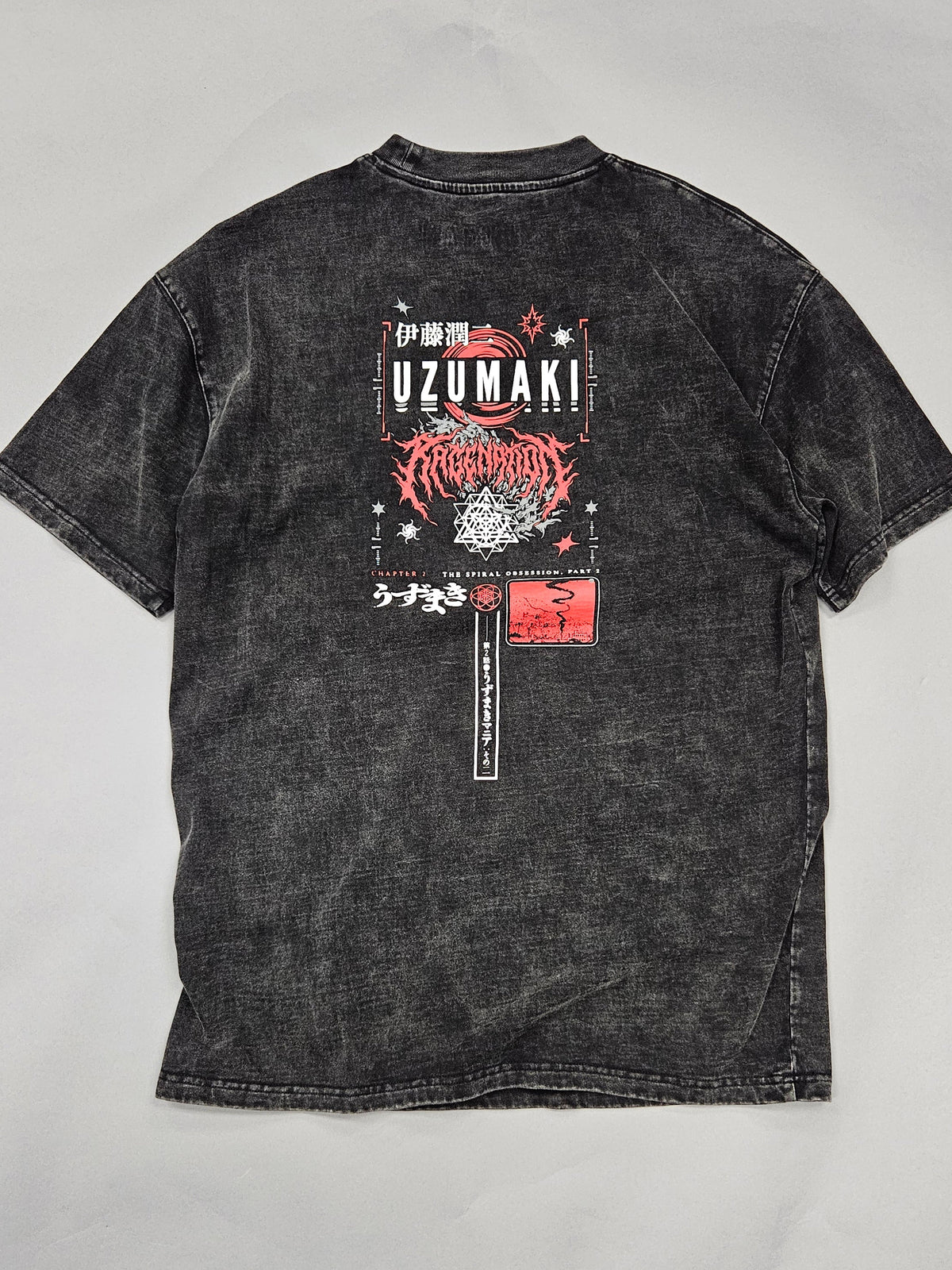 Spiral Obsession Acidwash Tee ✦ :: WAREHOUSE LIQUIDATION 