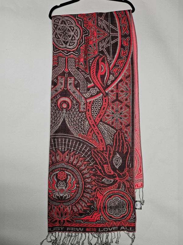 Protected by Intent Red Shawl ✦ :: WAREHOUSE LIQUIDATION 