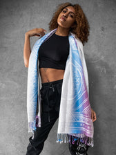 WHITE AMETHYST DHARMA • Reversible Festival Shawl/Scarf Shawls 