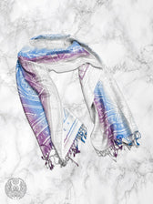 WHITE AMETHYST DHARMA • Reversible Festival Shawl/Scarf Shawls 