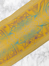YELLOW AMETHYST DHARMA • Reversible Festival Shawl/Scarf Shawls 