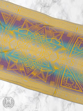 YELLOW AMETHYST DHARMA • Reversible Festival Shawl/Scarf Shawls 