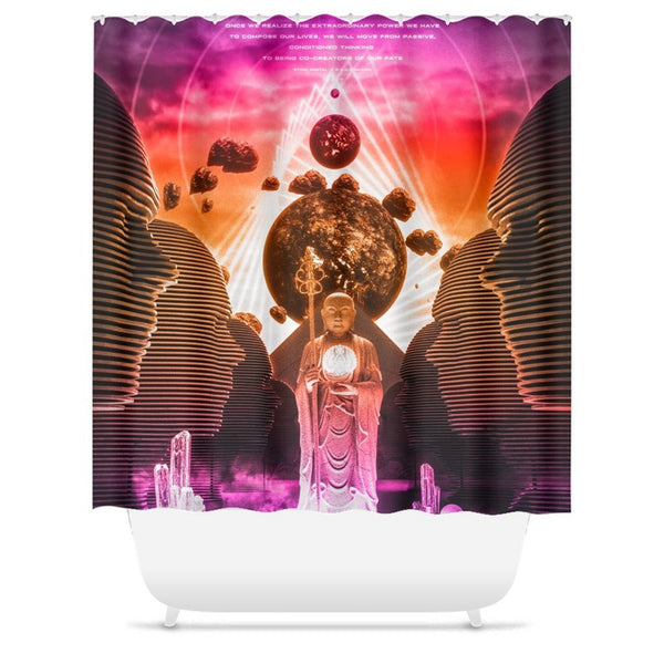 DO ME MONOMYTH Shower Curtains 71x74 inch 