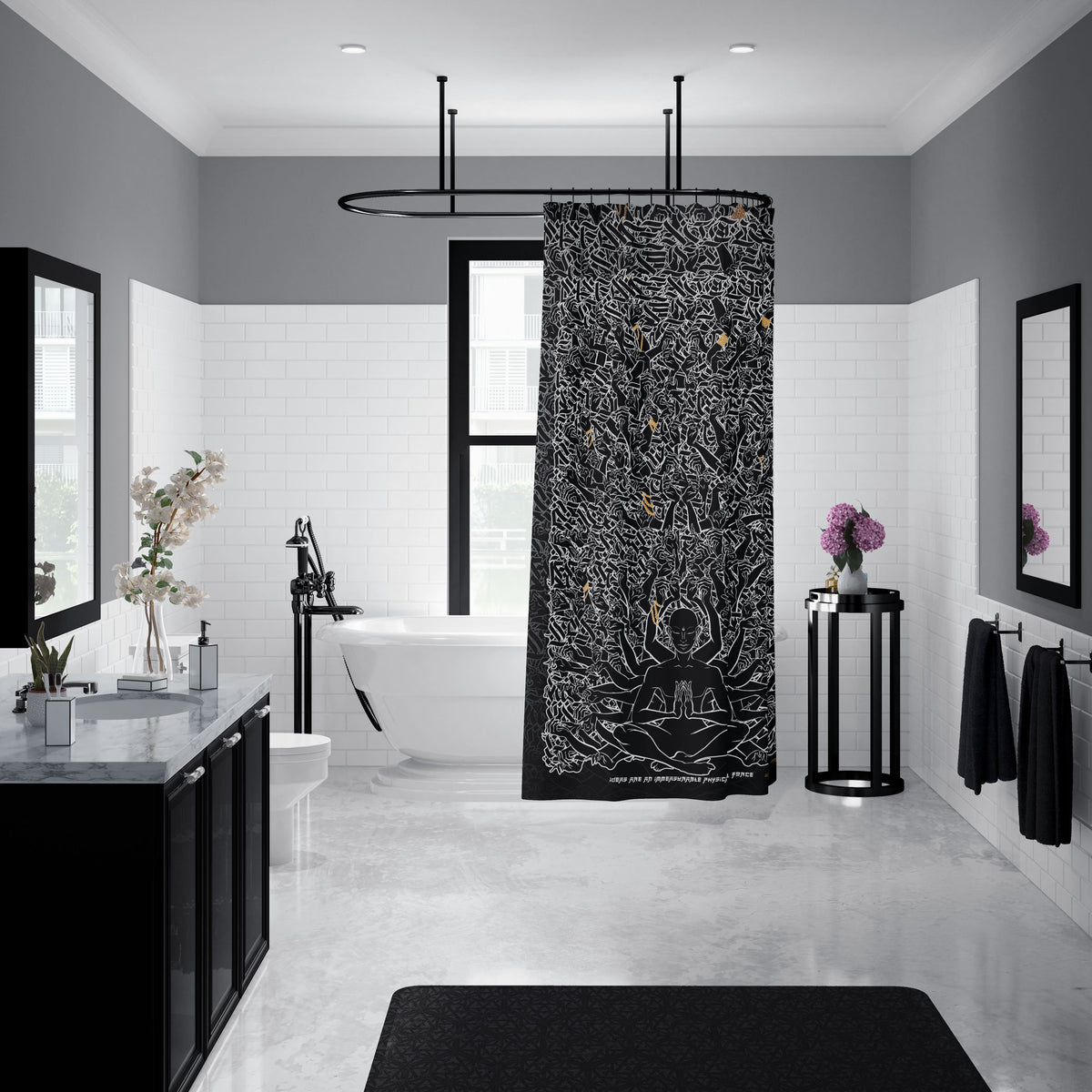 1000 LIMBS Shower Curtains 