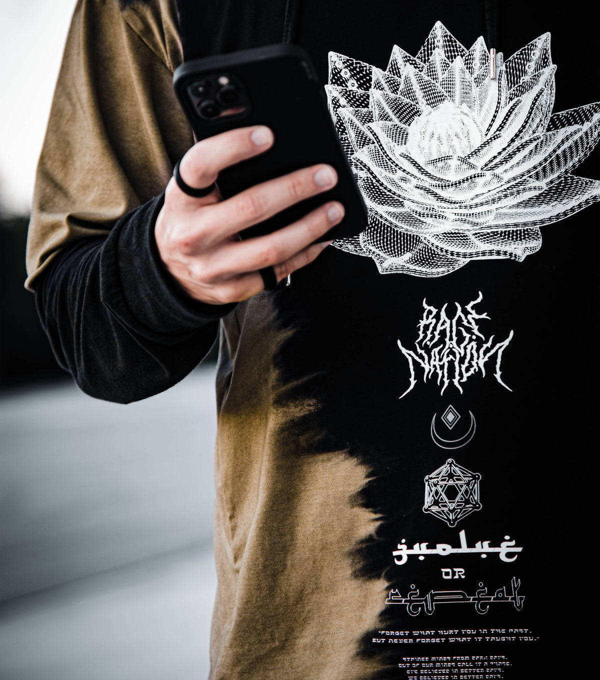 PRE-ORDER • THINK WISELY V1 • Bleach Tie-Dye T-Shirt T-Shirt 