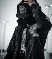 LOTUS THRONE • GLENN THOMSON COLLAB • Waterproof Zip-Up Windbreaker Windbreaker 
