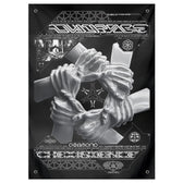 COEXIST V1 • SVBDVN x RAGE NATION • Wall Tapestry Tapestry 26x36 inch Outdoor Poly with Grommets 