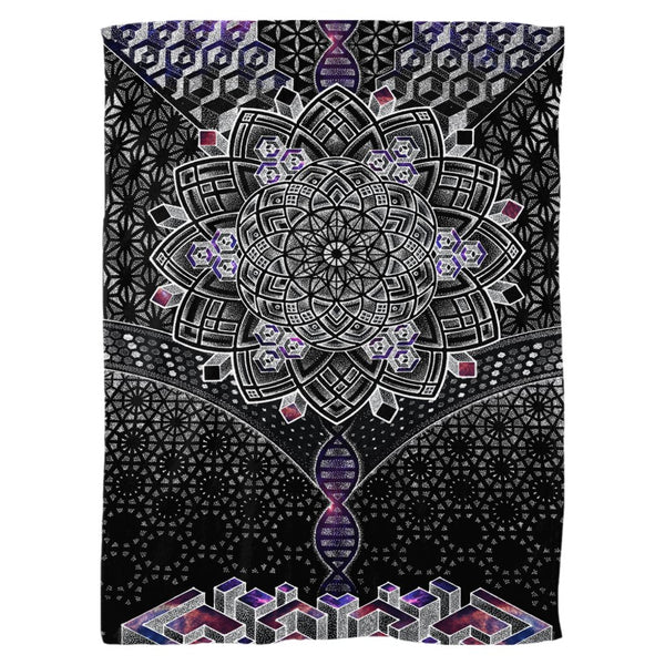 ONENESS GALAXY • Glenn Thomson Fleece Blankets Blanket 