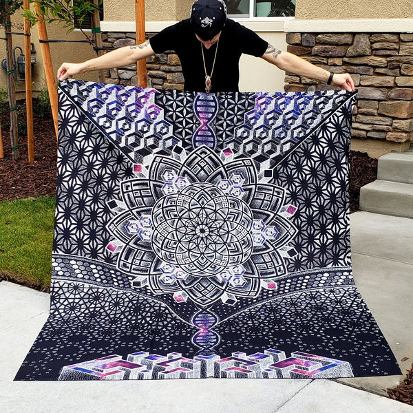 ONENESS GALAXY • Glenn Thomson Wall Tapestry 