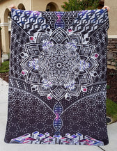 ONENESS GALAXY • Glenn Thomson Sherpa Blanket Blanket 