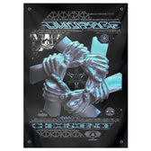 COEXIST V2 • SVBDVN x RAGE NATION • Wall Tapestry Tapestry 26x36 inch Outdoor Poly with Grommets 