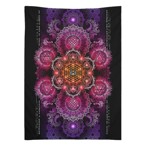 NEW-ETERNAL ALCHEMY V2.5 • YANTRART • Wall Tapestry Tapestry 26x36 inch 