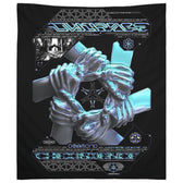 COEXIST V2 • SVBDVN x RAGE NATION • Wall Tapestry Tapestry 88x104 inch Indoor Poly Microfiber without Grommets 