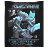 COEXIST V2 • SVBDVN x RAGE NATION • Wall Tapestry Tapestry 68x80 inch Indoor Poly Microfiber without Grommets 