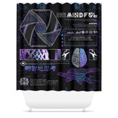 Mind of Zennn V1 Shower Curtains 71x74 inch 
