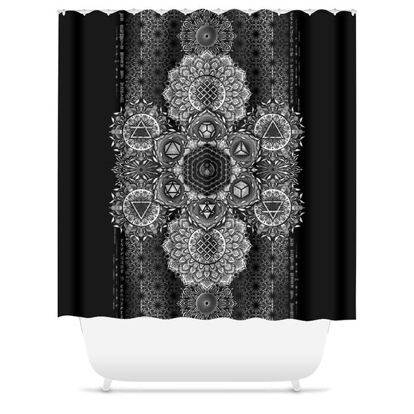 ETERNAL ALCHEMY V1 YANTRA ART • Shower Curtain Shower Curtain 
