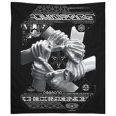 COEXIST V1 • SVBDVN x RAGE NATION • Wall Tapestry Tapestry 88x104 inch Indoor Poly Microfiber without Grommets 