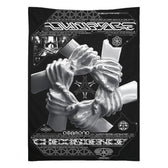 COEXIST V1 • SVBDVN x RAGE NATION • Wall Tapestry Tapestry 26x36 inch Indoor Poly Microfiber without Grommets 