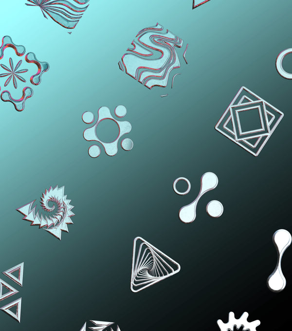 Neo Renaissance • Vector Asset Pack 01 Bevel Chrome • Stoic Digital 