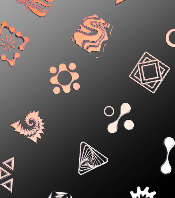 Neo Renaissance • Vector Asset Pack 01 Bevel Chrome • Stoic Digital 