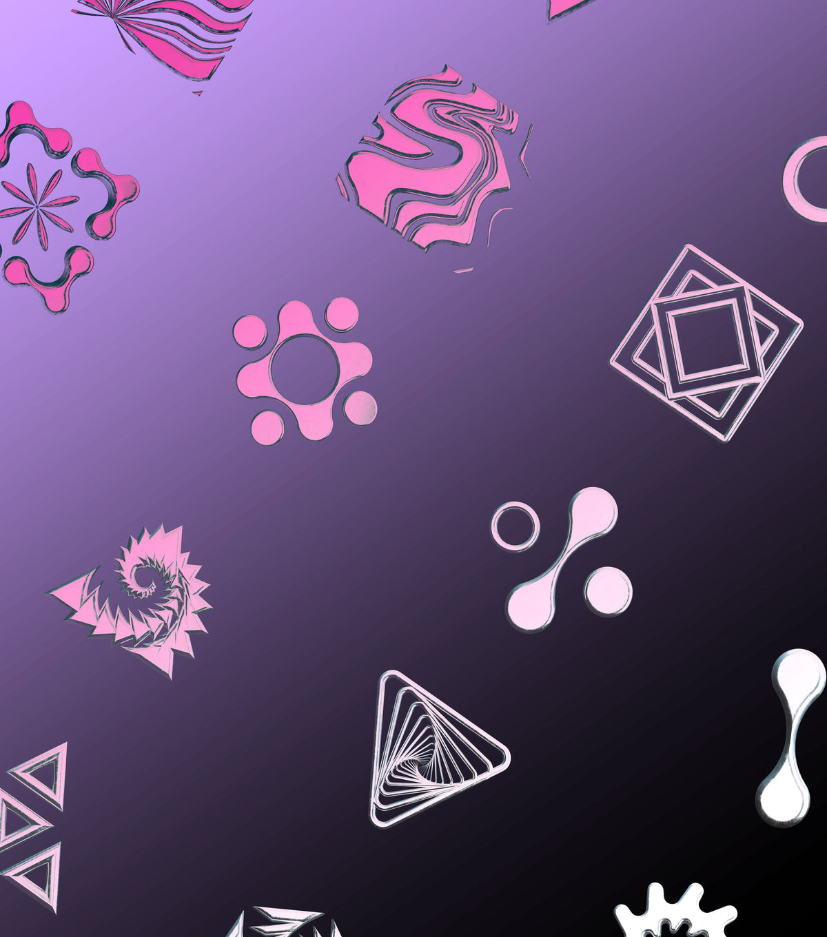 Neo Renaissance • Vector Asset Pack 01 Bevel Chrome • Stoic Digital 