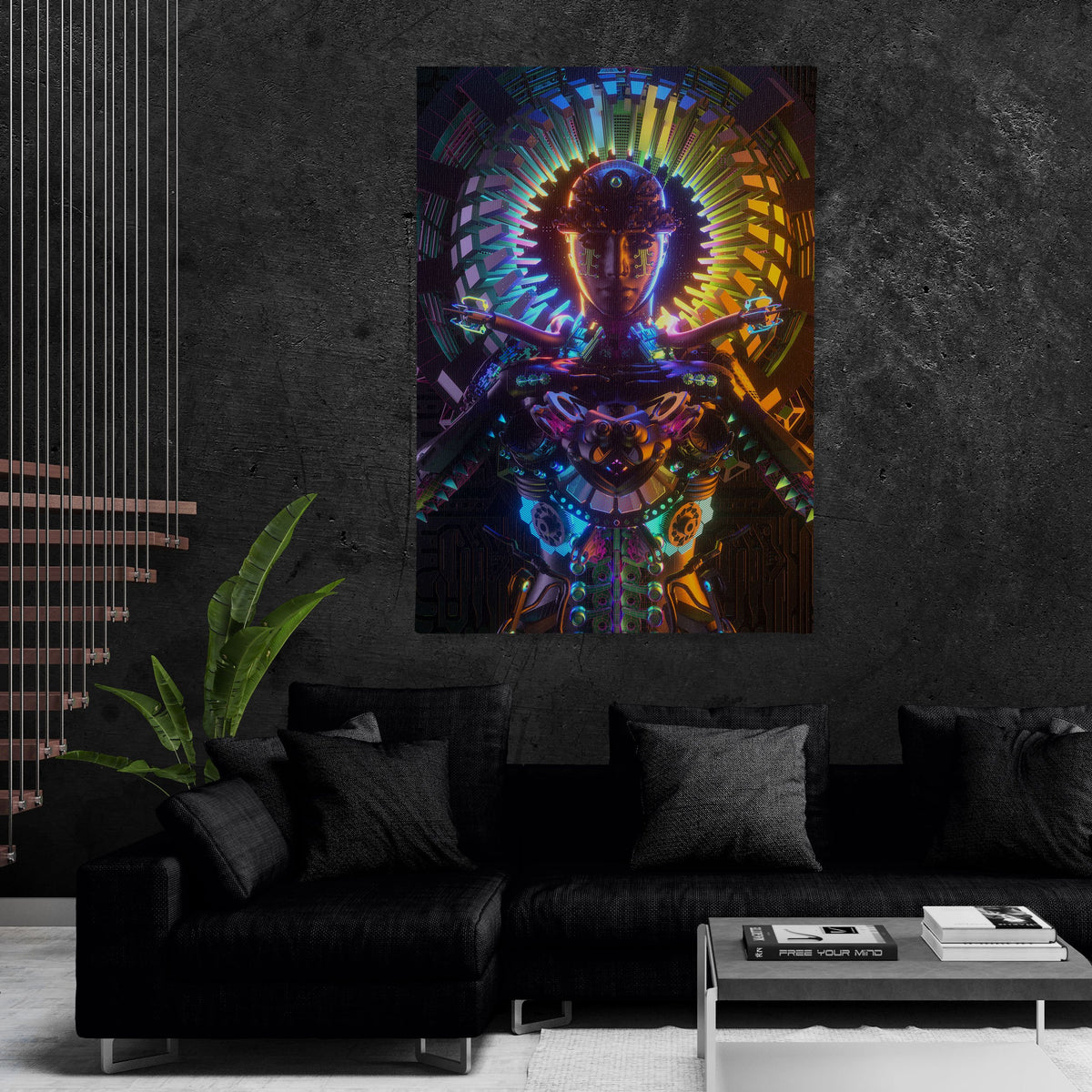 DEMIGLOW • GLASS CRANE/LANE • LE 222 Canvas Wrap Canvas 